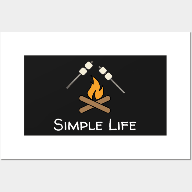 Simple Life - Campfire Wall Art by Rusty-Gate98